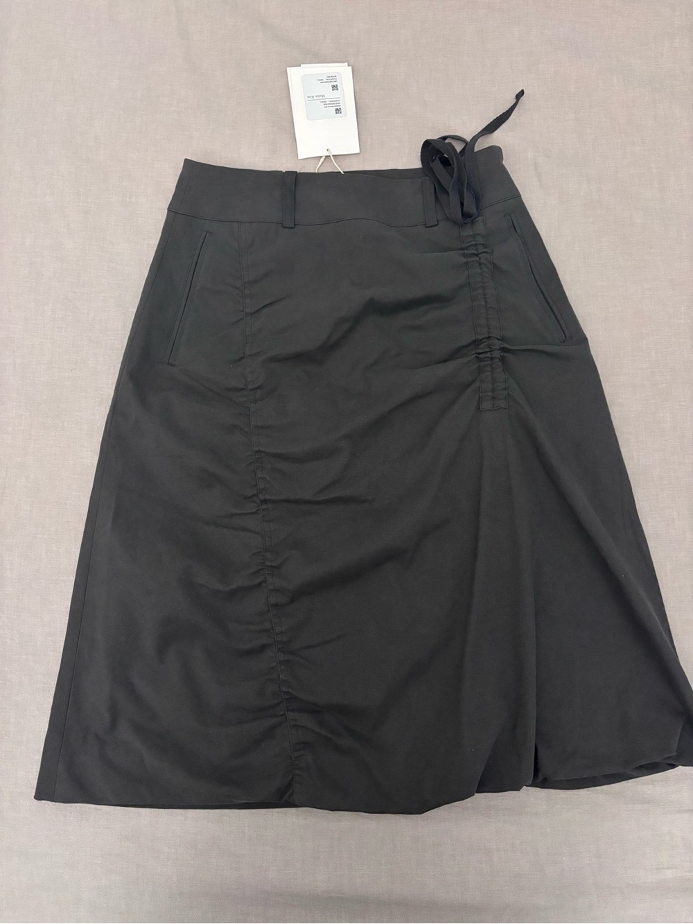 Matin Kim Shirring Point Skirt